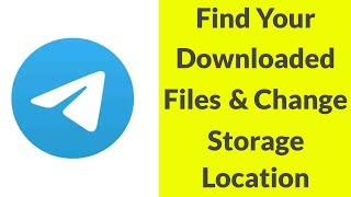 How to Find Downloaded Files & Change Storage Location in Telegram||Fix File Not Showing in Gallery