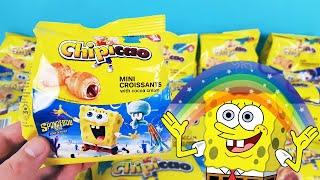 ГУБКА БОБ В БЕГАХ Круассаны ЧИПИКАО фишки МУЛЬТИК SpongeBob on the Run Chipicao surprise unboxing