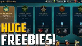 Get FREE Stuff Early! Boost Your Early Game! Tips! - RAID: Shadow Legends