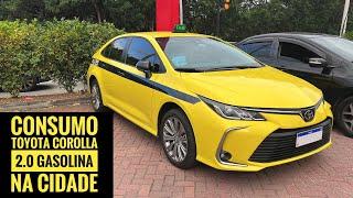  Teste de consumo na CIDADE Corolla XEI 2.0 2023 - Gasolina