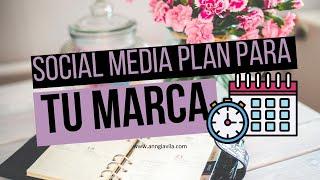 Cómo crear un Plan de Contenidos para tu Marca Personal en Redes Sociales - Anngi Avila