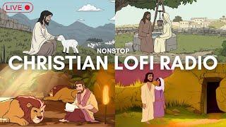 ️ 24/7 Christian Lofi Radio [Instrumental Worship + Bible Scenes] 