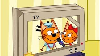 Три кота | Домашнее телевидение | Серия 45 | Мультфильмы для детей