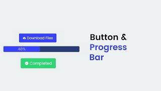 Download Button with Progress Bar in HTML CSS and JavaScript