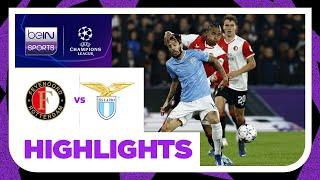 Feyenoord v Lazio | Champions League 23/24 | Match Highlights