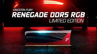 DDR5 RGB Memory with speed of 8000MT/s – Kingston FURY Renegade DDR5 RGB Limited Edition