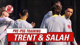 Mo Salah & Trent Alexander-Arnold face off! | Liverpool FC Training