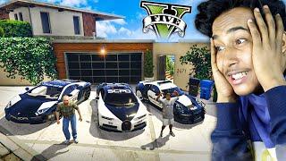 GTA V : STEALING POLICE SUPERCARS FOR LESTER