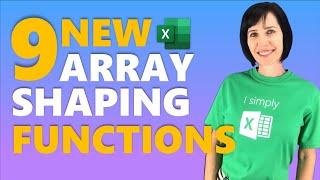 9 Exciting NEW Excel Functions for Shaping Arrays - Incredible!
