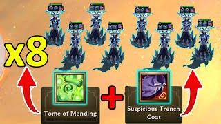 " x1 into x8 Lissandra " When Tome of Mending + Suspicious Trench Coat...