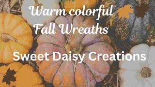 Colorful Fall Wreaths