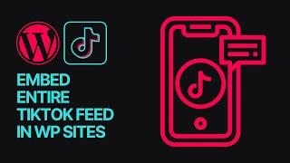 How To Embed Your Entire TikTok Feed In Your WordPress Website for Free?