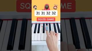 Squid Game (Easy Piano Tutorial) #pianotutorial