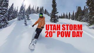 Powder and Bluebird Snowboarding in Utah // Brighton // Snowbird //Solitude