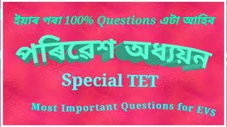 Most Important Questions for special TET 2021