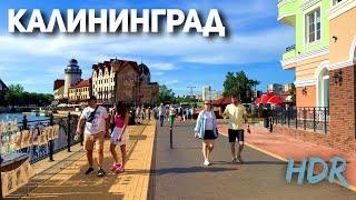 Прогулка по Калининграду [4K] HDR / 12 июля 2024 / 24°C Россия
