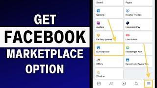 How to Get Marketplace Option on Facebook | Fix Marketplace Missing (FULL GUIDE)