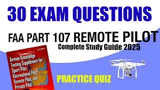 PART 107 EXAM QUESTIONS and ANSWERS | Remote Pilot Study Guide!