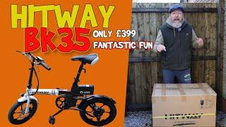 Incredibly Cheap Affordable ebike is Fantastic Fun. HITWAY BK35 electric folding city ebike