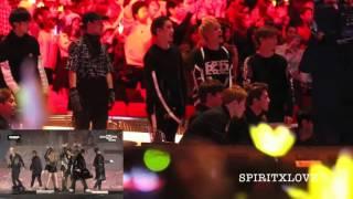 Monsta X ft. EXO Reaction to Bigbang [MAMA] 2015 Fancam Part 3