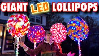 Giant LED Christmas Lollipops - Tutorial