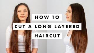 How to Cut Hair: Long layered haircut tutorial - MIG Training