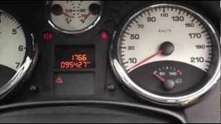 Peugeot 207 "Check Oil" "Economy Mode Active"