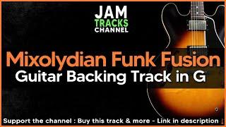 Funk Fusion Mixolydian Guitar Backing Track / G7 Vamp