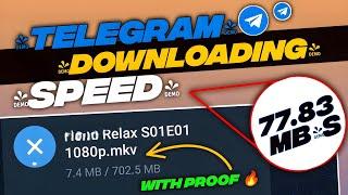 Telegram Ki Download Speed Kaise Badaye | Telegram slow download problem SOLVED (2024)