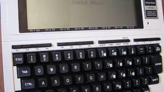 Jingle Bells on a TRS-80 Model 100