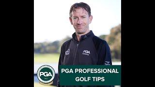 PGA Professional Chris Donovan with another tip