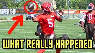 Jameis Winston CRUSHING Drills At Cleveland Browns OTAs - Deshaun Watson Better Watch His BACK