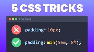 5 CSS Tips & Tricks for better Responsive Web Design