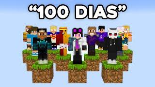 SOBREVIVENDO 100 DIAS EM TODOS OS SKYBLOCKS DO MINECRAFT - O FILME