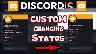 Discord bot status || Changing status for discord bots || Discord.js v13