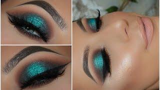 Halo Teal Pop of Colour Smokey Eye | Amys Makeup Box