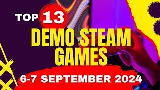 Top 13 New Demo Steam Games - 6-7 September 2024 