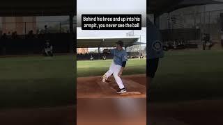 You never see the ball ️ #shortsviral #ilovebaseball #baseball #mlb #pitching #strikeout #mlbbro