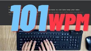 100 wpm - what 100 words per minute typing looks like
