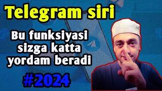 TELEGRAM SIRLARI / ТЕЛЕГРАМ СИРЛАРИ / Telegramni yangi sirlaridan 2024 yangiliklaridan.