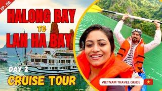 HALONG BAY V/S LAN HA BAY | Vietnam Travel Guide 2024 | Vietnam Cruise Day-2 | Ep-8