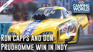 Ron Capps and Don Prudhomme team up in U.S. Nationals win