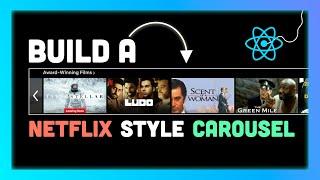 Build a Custom Carousel that looks like Netflix | React Js | No Libraries