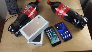 iPhone 7 vs. Samsung Galaxy S7 Coca-Cola Freeze Test 9 Hours! Will They Survive?!