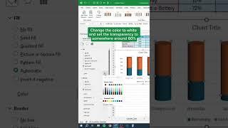 Cylinder Chart in Excel‼️