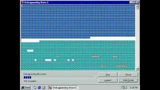 Windows 98 Defrag