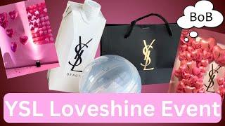 YSL Loveshine Factory Event in Milan