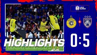 𝐇𝐈𝐆𝐇𝐋𝐈𝐆𝐇𝐓𝐒 | PERAK FC 0-5 JOHOR DARUL TA'ZIM | LIGA SUPER 2024/25