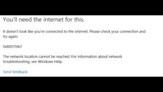 Error 0x800704cf Necesitas Conectarte a Internet Para Hacer Esto Microsoft Store Windows 11 ARREGLAR