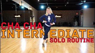 Intermediate Cha Cha Solo Practice Routine | Latin Dance Tutorial